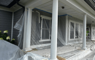 Exterior Painting for Front Porch, Screened Porch, and Trim in Fredericksburg, VA