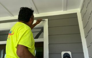 Exterior Painting for Front Porch, Screened Porch, and Trim in Fredericksburg, VA - smart painters