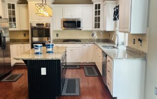 kitchen cabinet painting in Stafford, VA - cabinet respray
