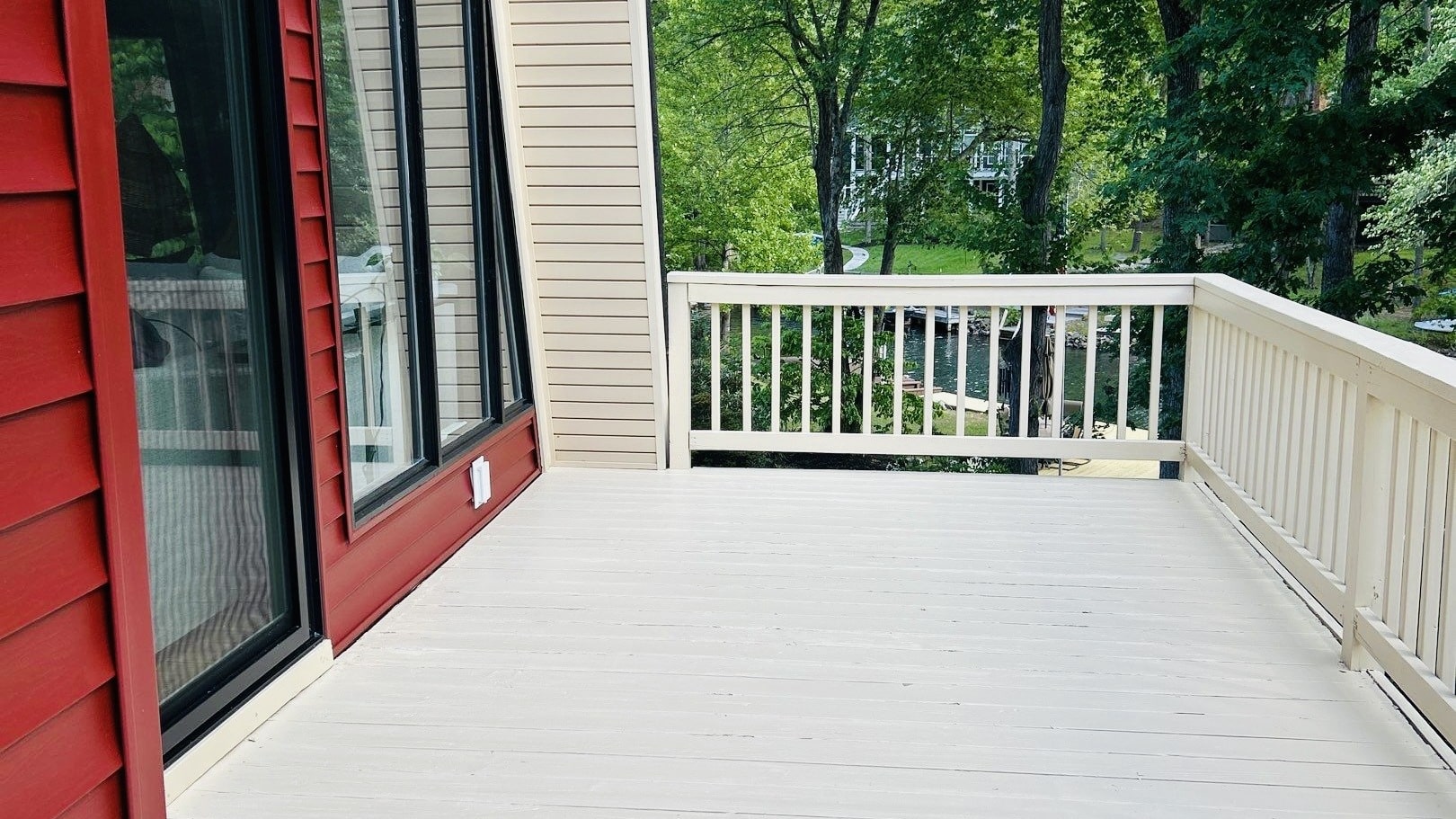 deck painting project in locust grove